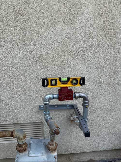 emergency gas shut off valve