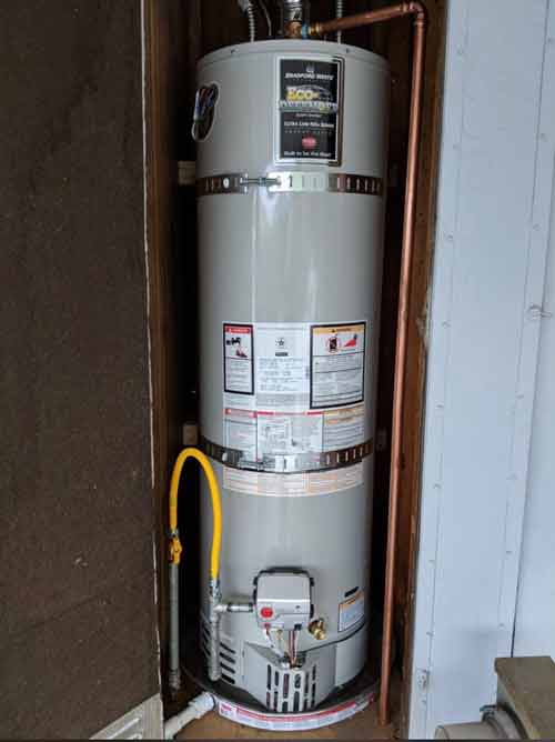 water heater installation