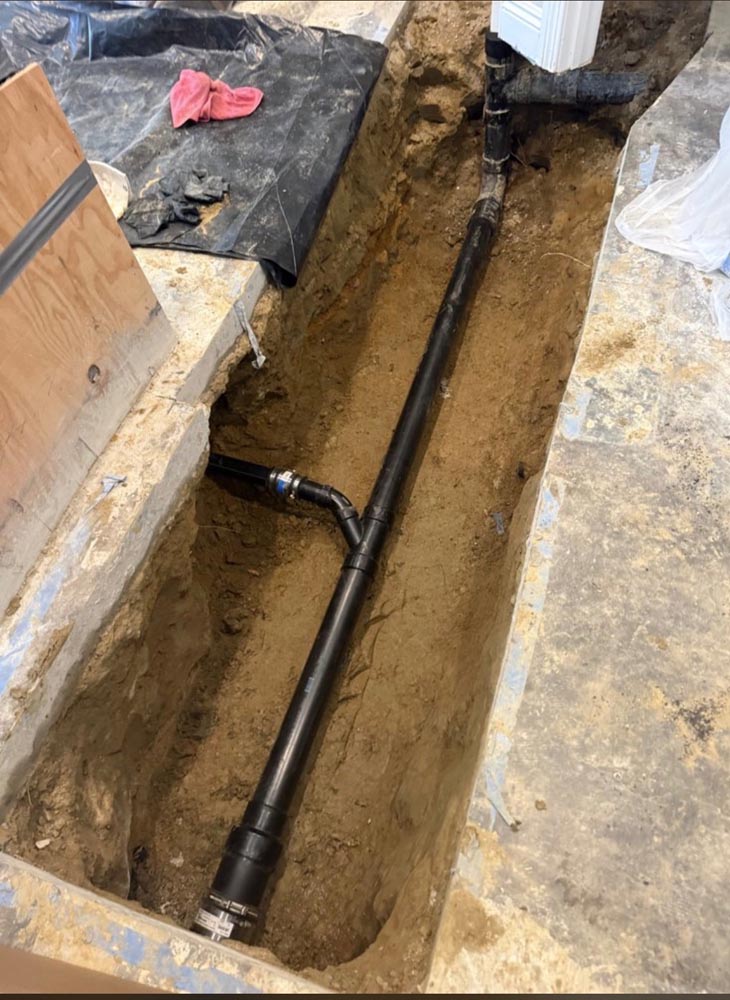 kitchen sewer line repair