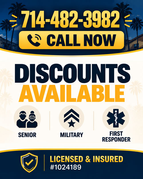 discounts available