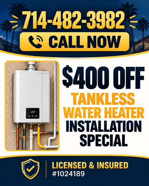 tankless water heater discount